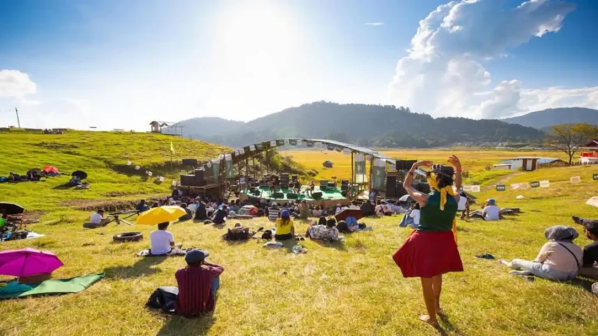 Artists perform at the Ziro Festival of Music 2026 in Arunachal Pradesh’s scenic Ziro Valley