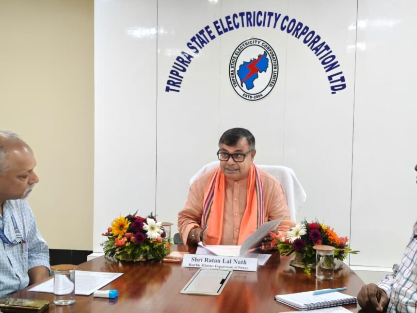 Tripura power officials review electricity supply preparations ahead of Durga Puja