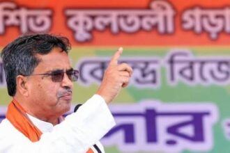 Tripura Chief Minister Manik Saha inaugurates renovated historic pond near Ujan Abhoynagar Market in Agartala