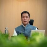 Alt Text: Pema Khandu’s visit to Yingkiong amid protests against the proposed Siang Upper Multipurpose Project in Arunachal Pradesh